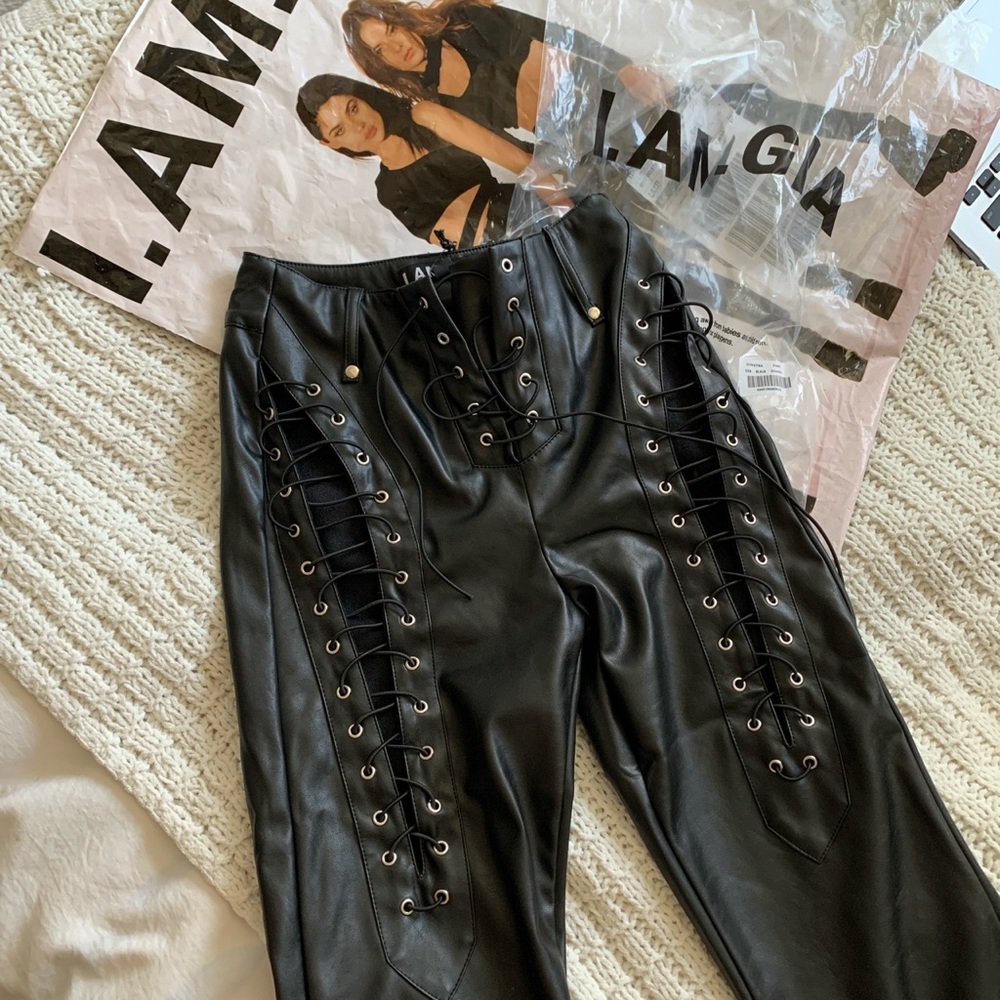 NWT I.AM.GIA BLACK XTINA PANTS